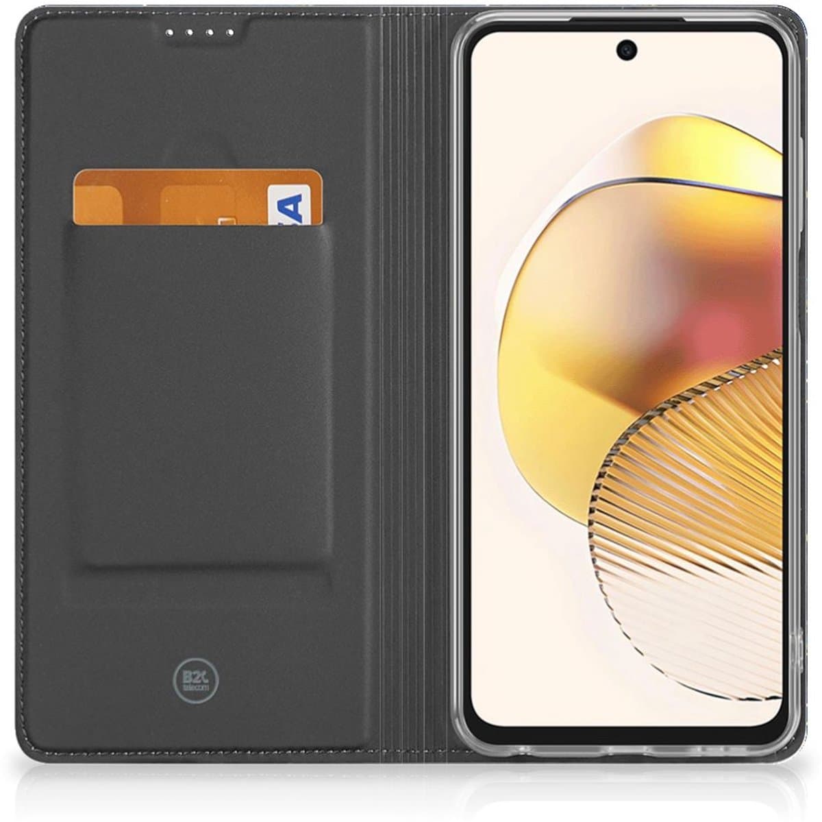 Hoesje met Magneet voor Motorola Moto G73 Voetbal