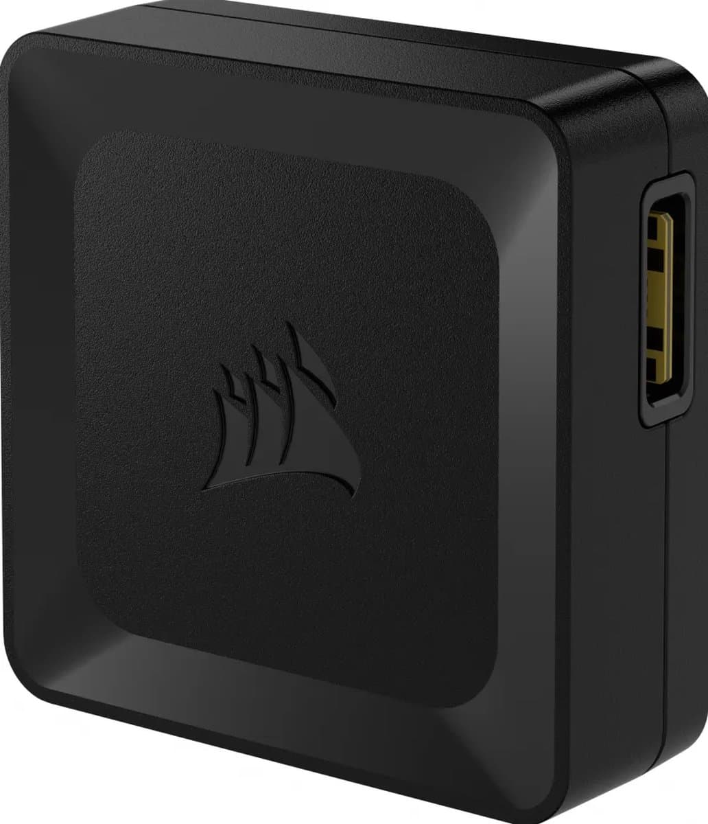 Corsair iCUE LINK-hub - 6 poorten - voor Corsair RGB fans - zwart