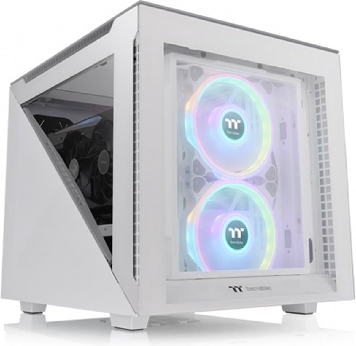 Thermaltake Divider 200 TG Micro Tower Wit