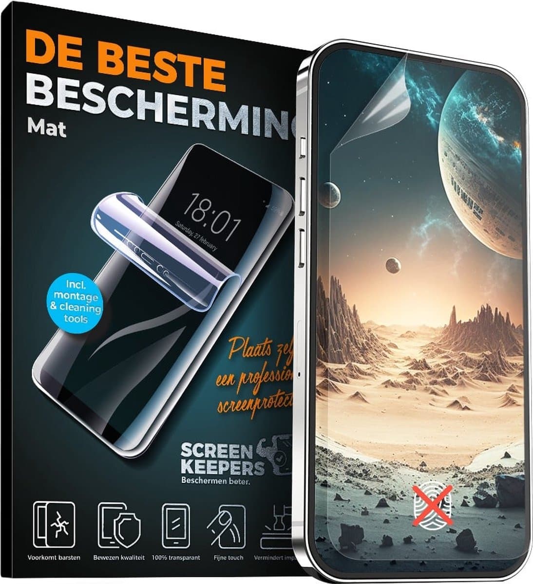 Screenprotector - Geschikt voor Nokia 7.2 - Extra sterk - Case vriendelijk - Matte screenprotector - Screenprotector voor Nokia 7.2