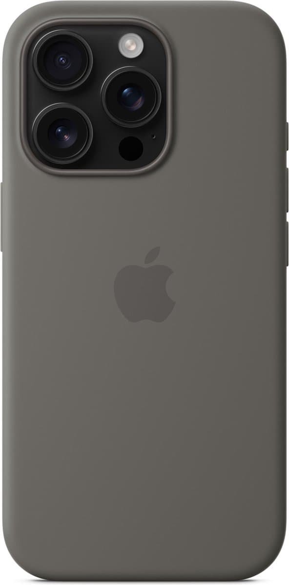 Apple iPhone 16 Pro Back Cover met MagSafe Rotsgrijs