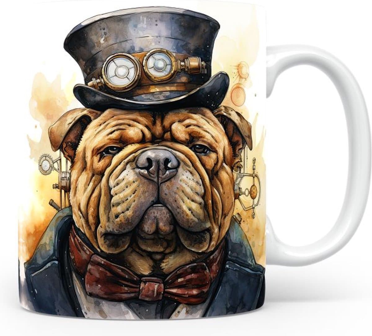Mok met Shar Pei Beker voor koffie of tas voor thee, cadeau voor dierenliefhebbers, moeder, vader, collega, vriend, vriendin, kantoor