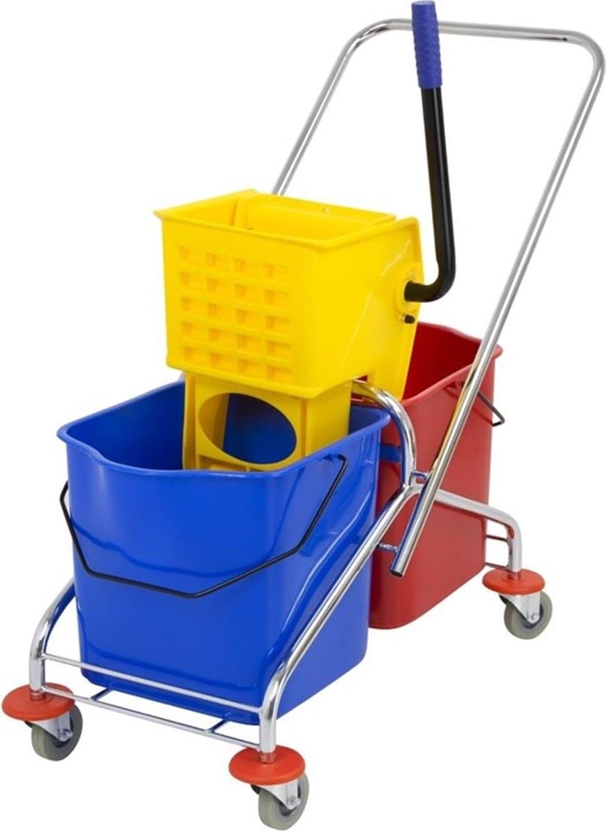 Jantex Duo Rolemmer Met Wringer 2x 23ltr M880