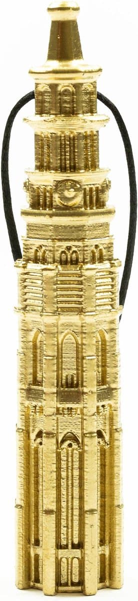 Kersthanger Lange Jan Middelburg 3D geprint - Goud