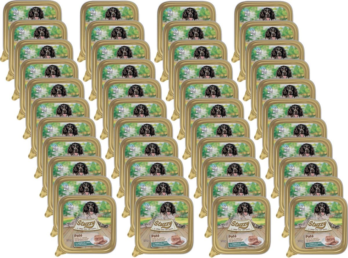 Mister Stuzzy Dog Paté 150 g - Hondenvoer - 44 x Lam&Rijst