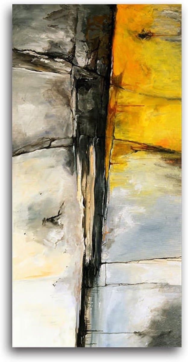 Modern canvas interieur muur kunst poster en print Scandinavische woonkamer slaapkamer decoratie schilderijen abstract beeld woondecoratie frameloos 70×140cm