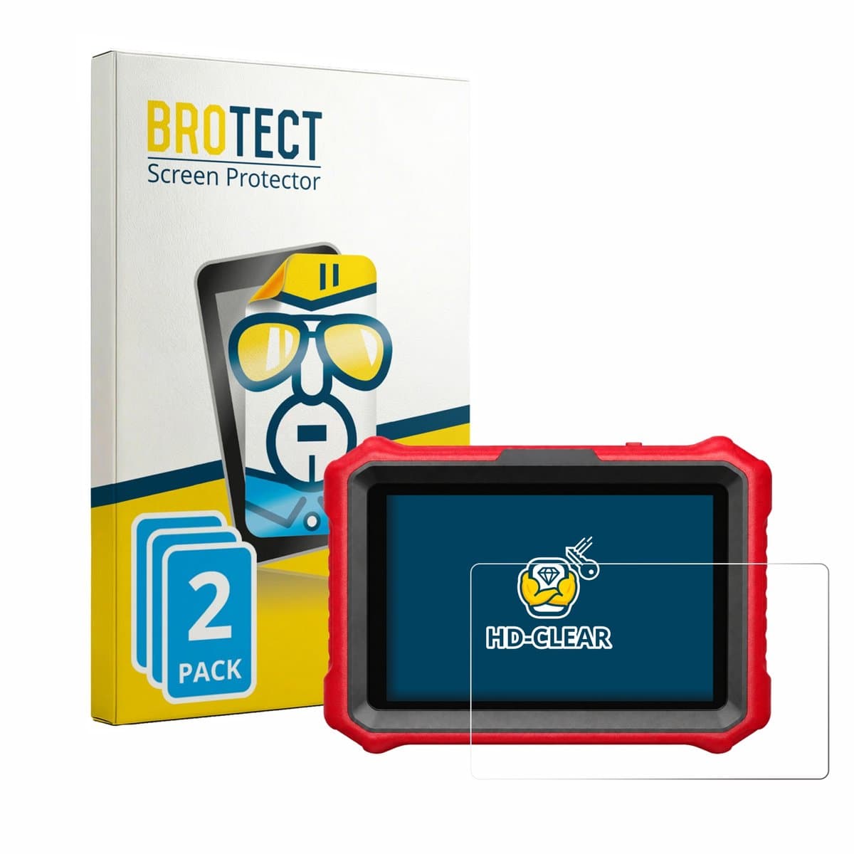 BROTECT - Screenprotector voor KINGBOLEN K8 Elite - Folie Beschermfolie transparant 2 Stuks