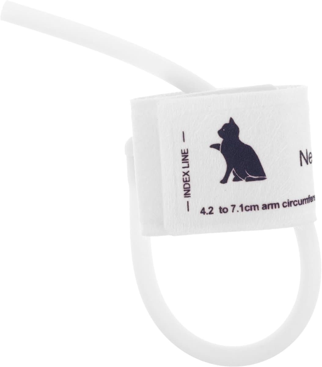 NTHProducts - Herbruikbare Bloeddrukband - Dieren - Professionele monitoring - Universeel formaat - Veilig en Accuraat - Voor katten, honden en kleine ...
