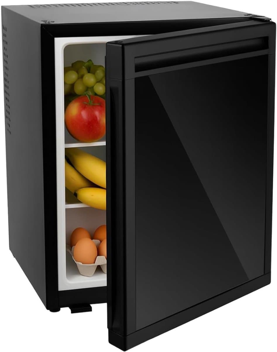 Zyrex® Mini vriezer - Diepvries - 33L - [Energieklasse E] - Zwart - 40cm x 48cm x 42cm
