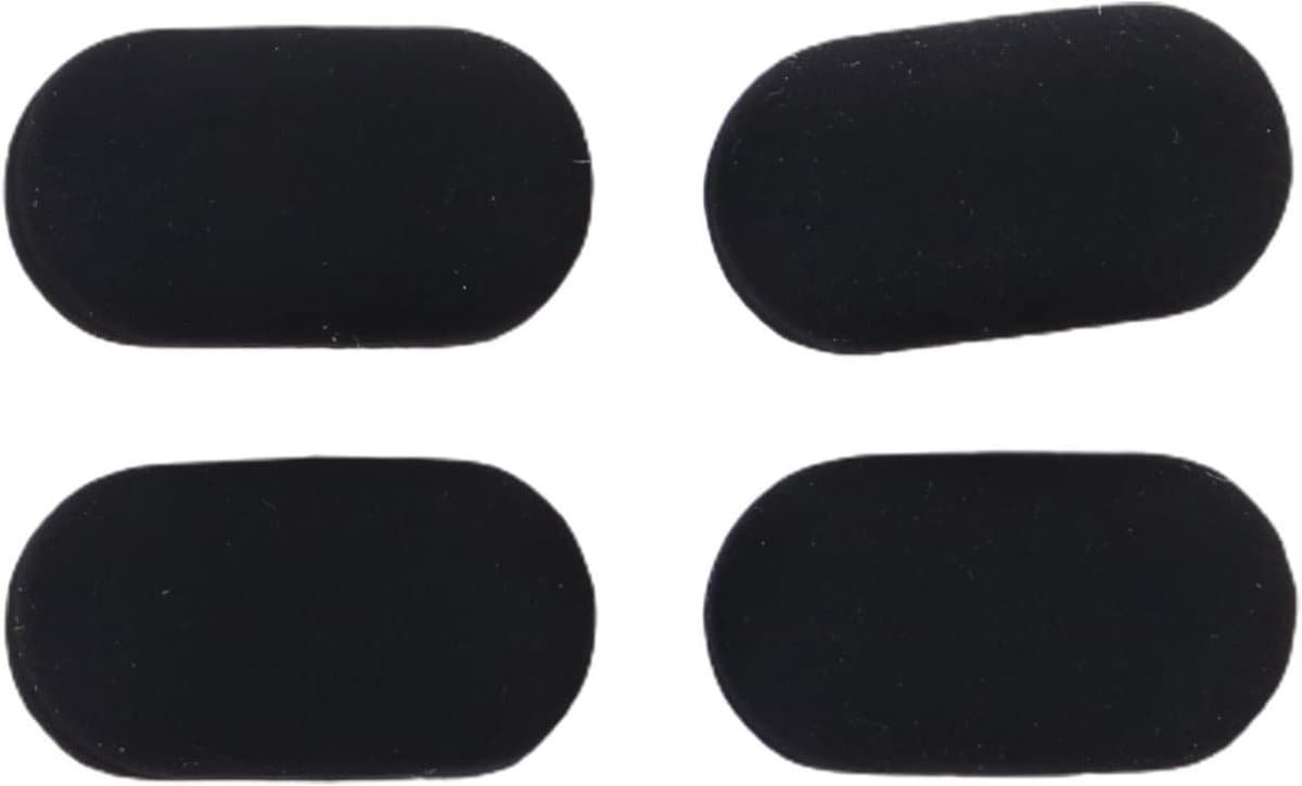 Laptop Rubberen Voetjes - Laptop Pads Bodem - Laptop Reparatie - Slijtvast Materiaal - 14 x 7 mm - Zwart