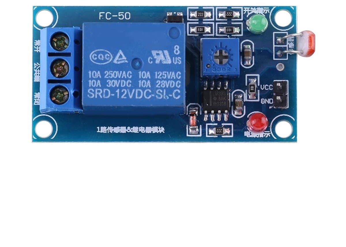 Allecto - Light Sensor Module - 12V - Automatische schakeling - Compact - Controller - Ideaal voor verlichting - Perfect voor thuisgebruik