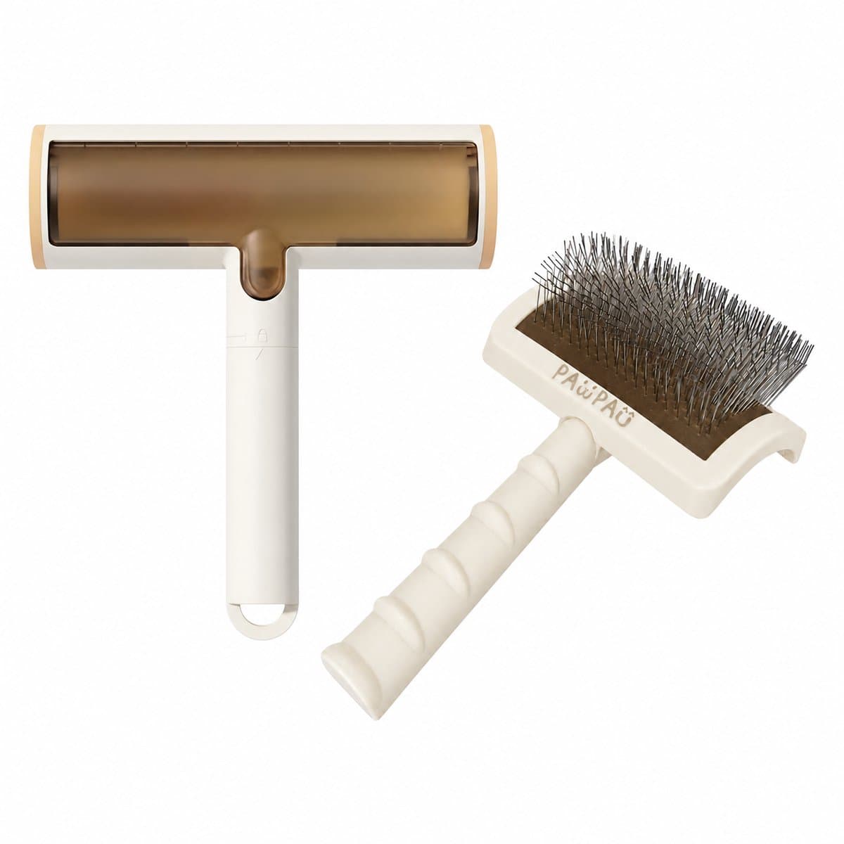 Kattenborstel en Hondenborstel Set – Borstel voor Katten en Honden + Pluizenverwijderaar – Voor Kattenhaar, Hondenhaar, Bank en Kleding