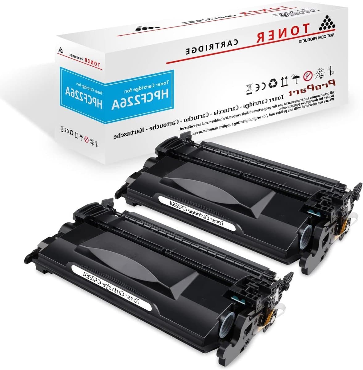 Toner Cartridges - Toner Navulling - Printer Onderhoud - Hoge Pagina Opbrengst - 3100 Pagina's - Zwart
