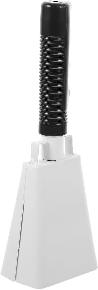 Koe Bell - Handbel Lawaaimaker - Sportevenementen Oppeppen - Luid Scherpe Toon - Eén Maat - Wit