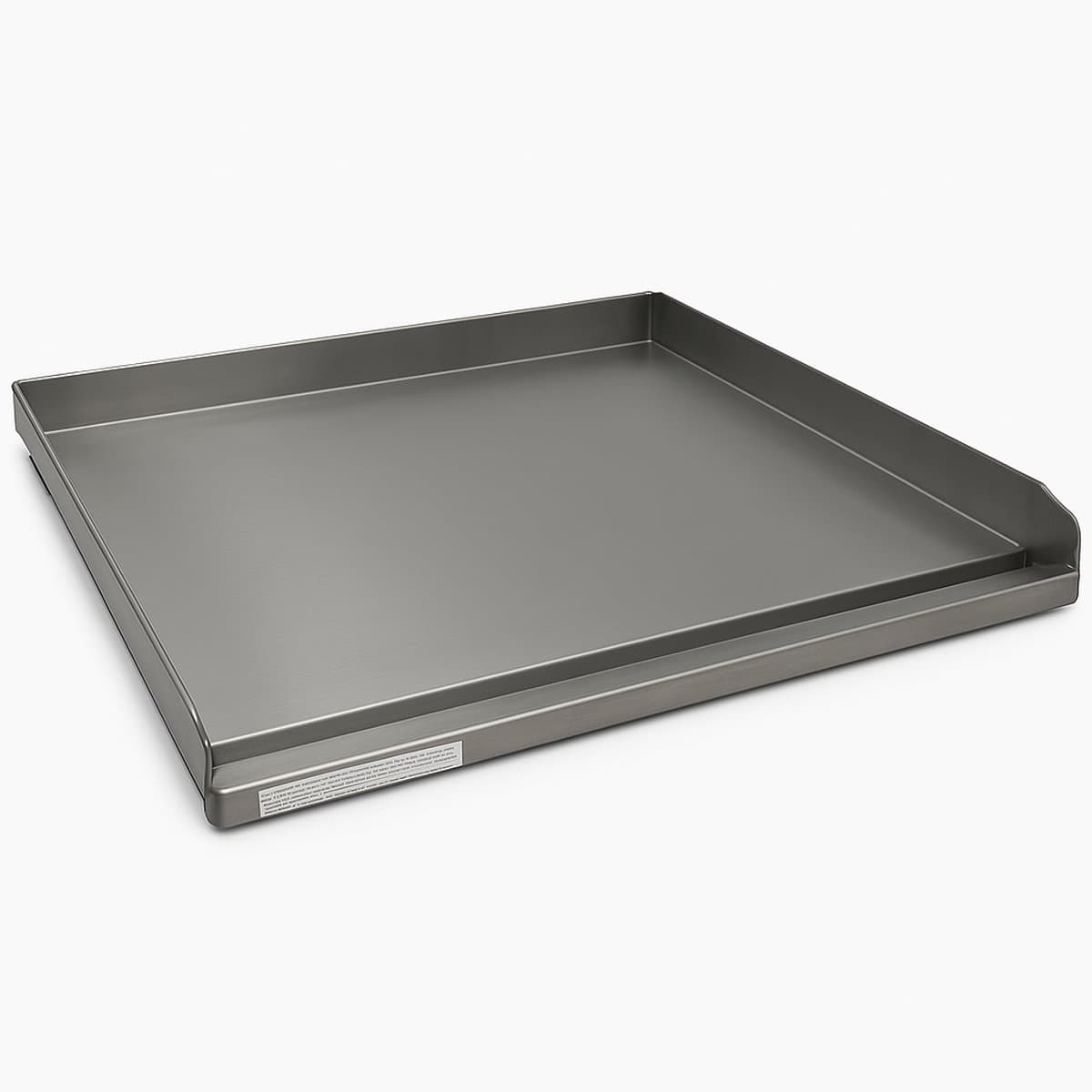 Muntel® Bakplaat - Grillplaat - Plancha - Bakplaat voor BBQ Grill - BBQ - RVS - Zilver - 48 - 42 Cm