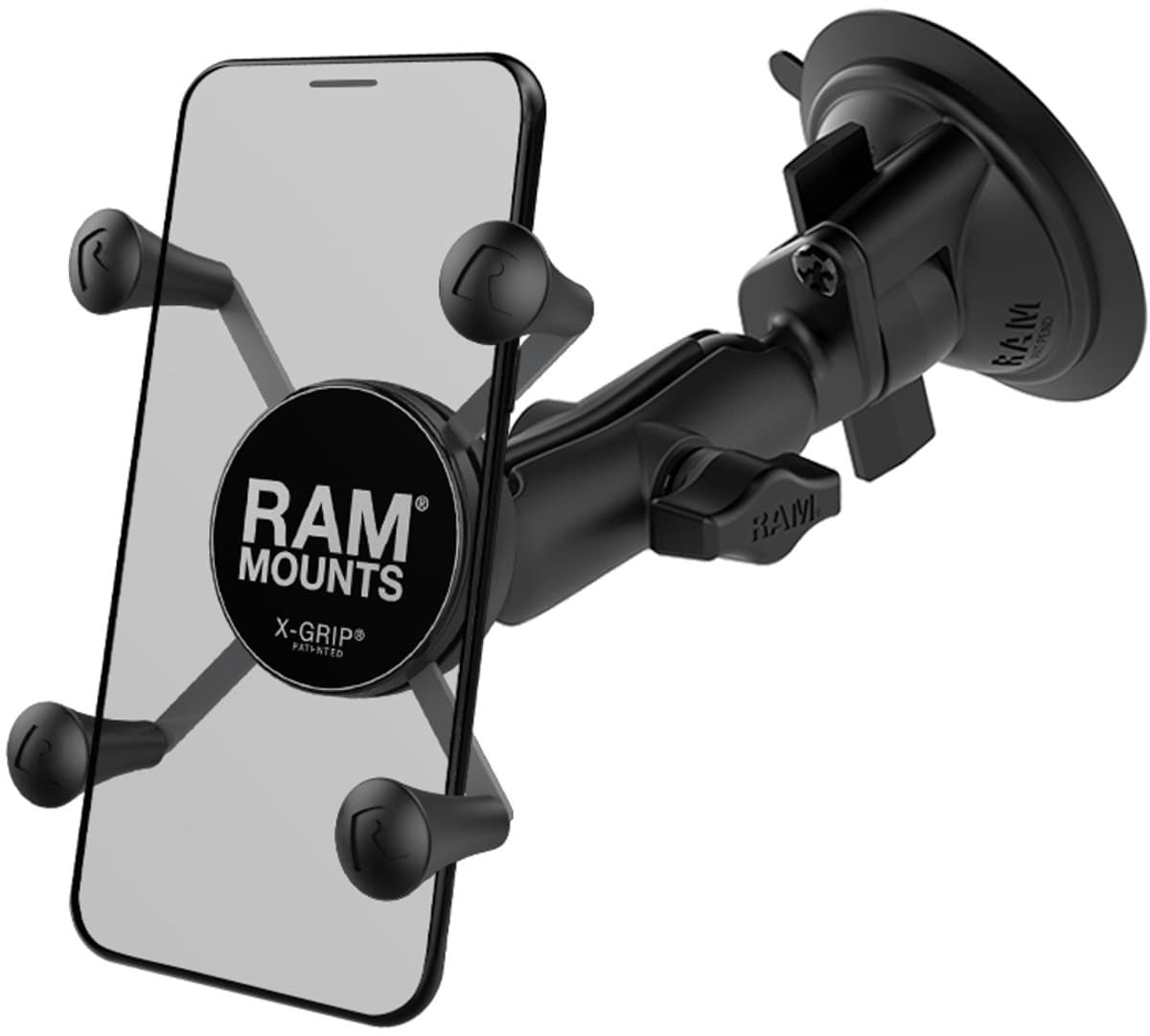 RAM Mounts X-Grip® Twist-lock telefoonhouder auto - Universeel - Klein - Zwart