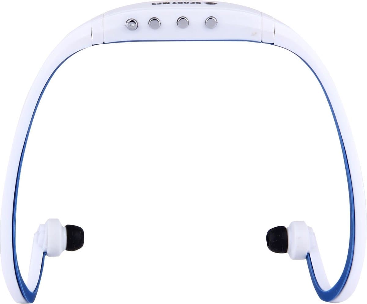 SH-W3 Life Waterproof Sweatproof Stereo Sport Oordopjes Oortelefoon In-ear hoofdtelefoon Headset met Micro SD / TF-kaart, voor smartphones & iPad & laptop & notebook & MP3 of andere audio-apparaten, maximale opslag SD-kaart: 32 GB (wit + d
