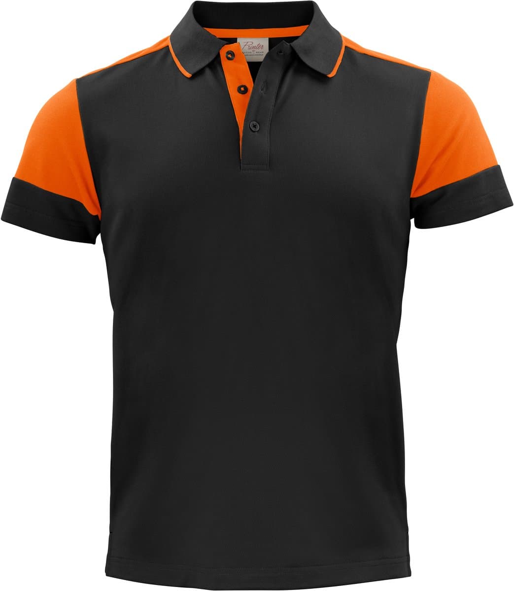 Printer PRIME POLO PRIME 2265024 - Zwart/Oranje - XL