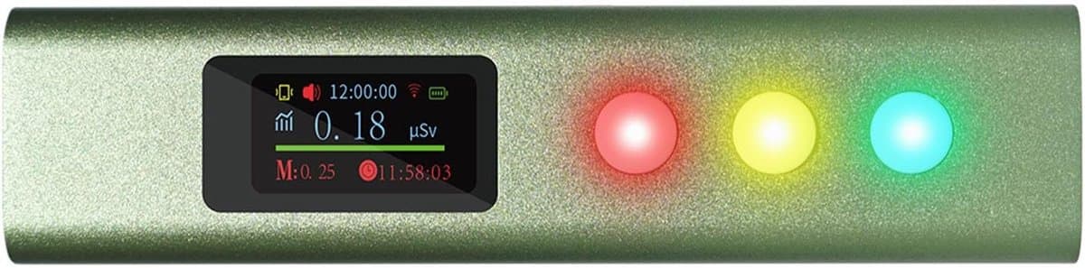 Stralingsdetector, Nucleaire Stralingsdetector, Nucleaire Stralingsmonitor Geiger Teller Sound Light Alarm Digitale β β γ X Straal Radio Actieve Dosimeter