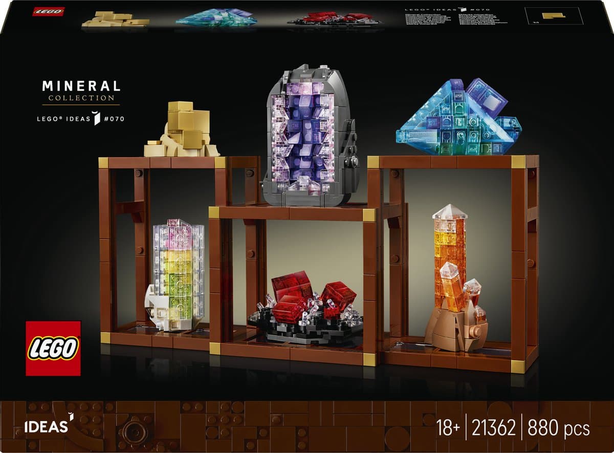 LEGO Ideas Mineralenverzameling 21362