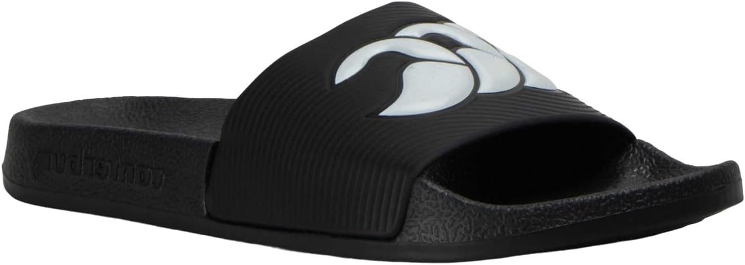 Canterbury CCC Heren Slippers - Zwart Wit - Maat 48.5