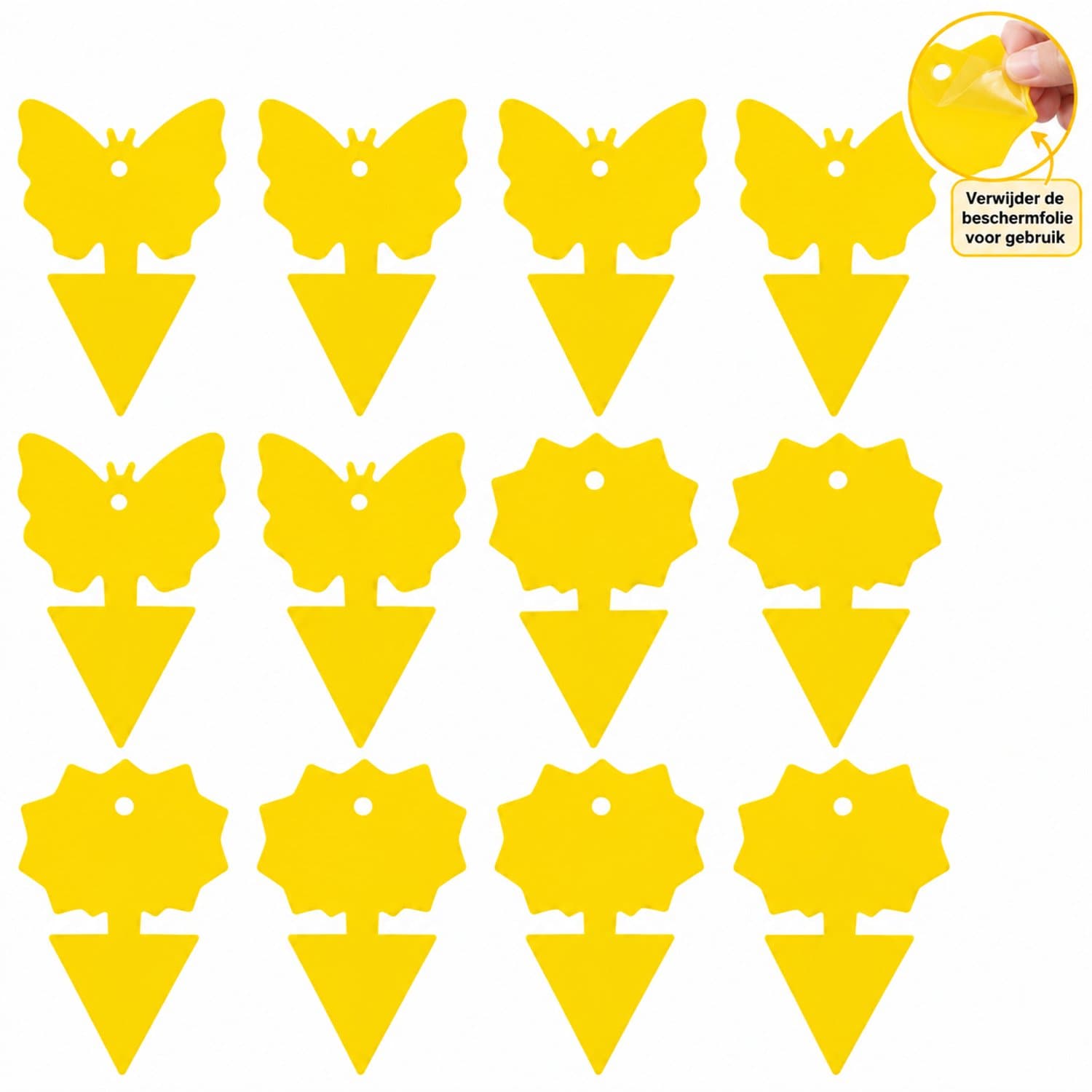 Knaak Rouwvliegjes - Fruitvliegjes Vanger - Vliegenvanger - 12 stuks