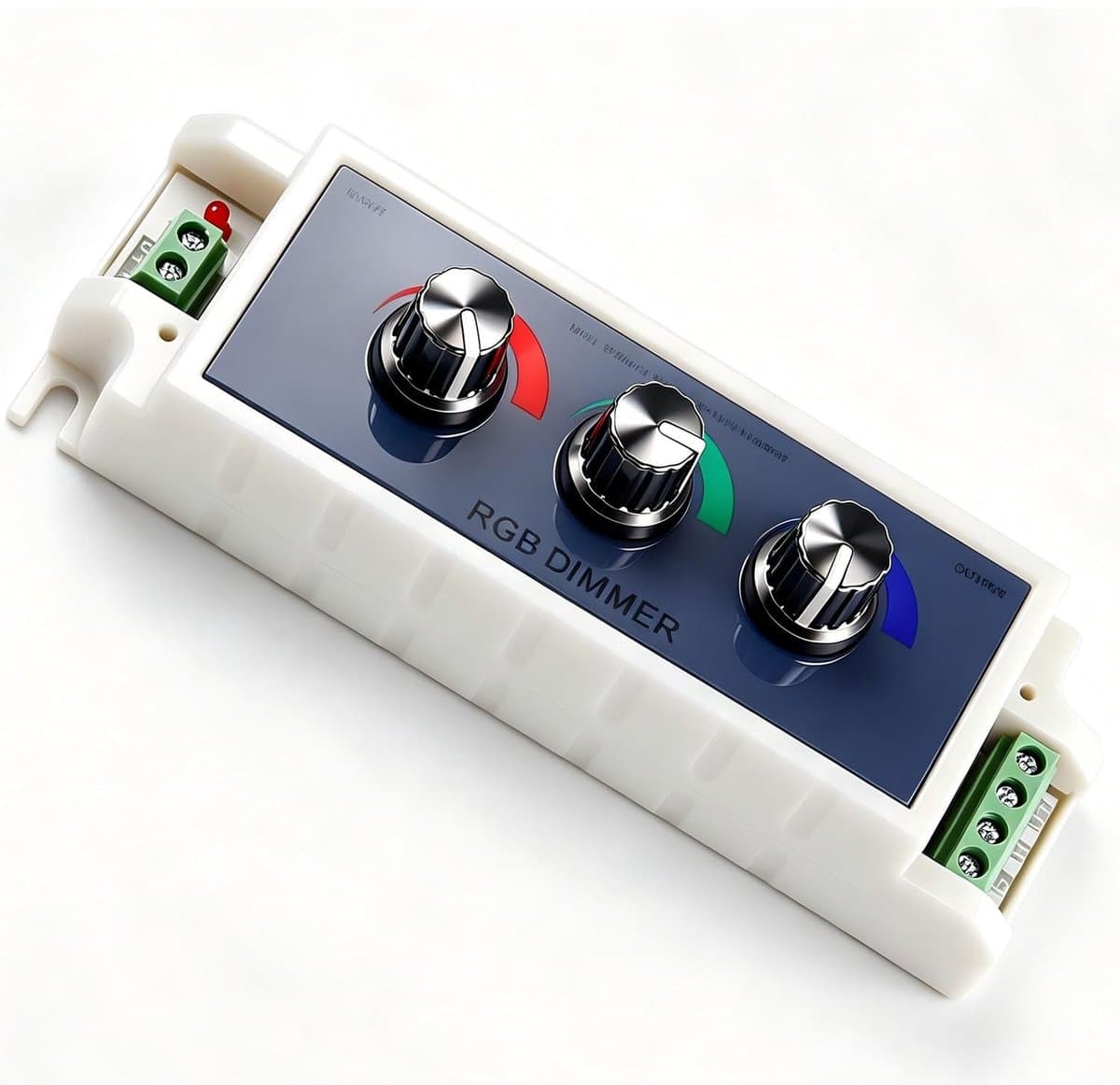 LED Strip Controller 12V-24V 9A PWM Dimmer Schakelaar voor RGB en Monochrome LED Strips met 3-Kanaals Uitgang en Verstelbare Helderheid