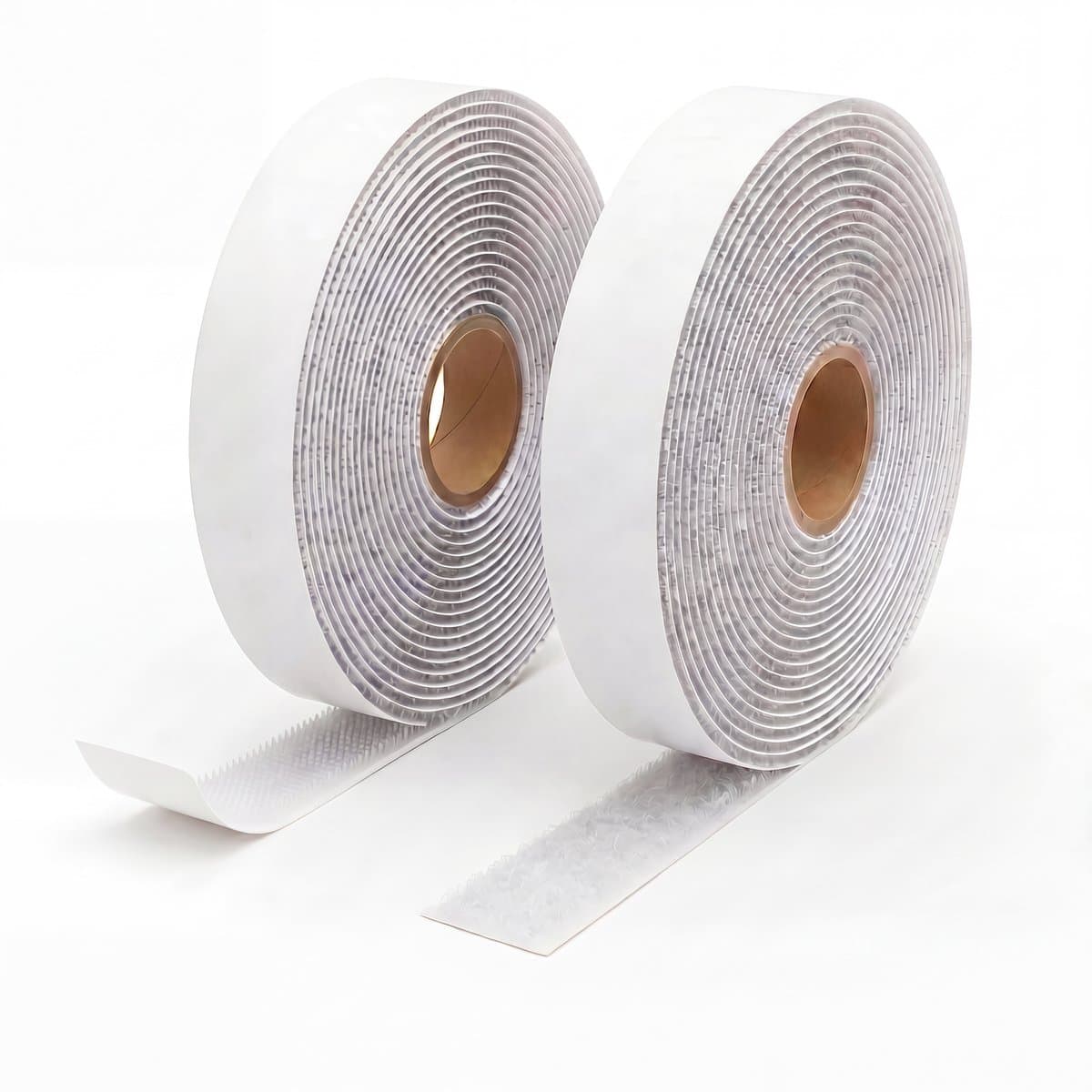 Klittenband Zelfklevend 30mm - 25 meter - Haak + Lus - Wit - Bodutex