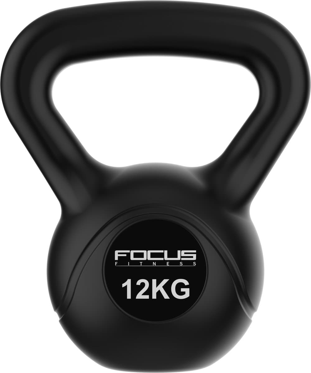 Focus Fitness - Kettlebell - PVC - 12 kg - Halters en Gewichten