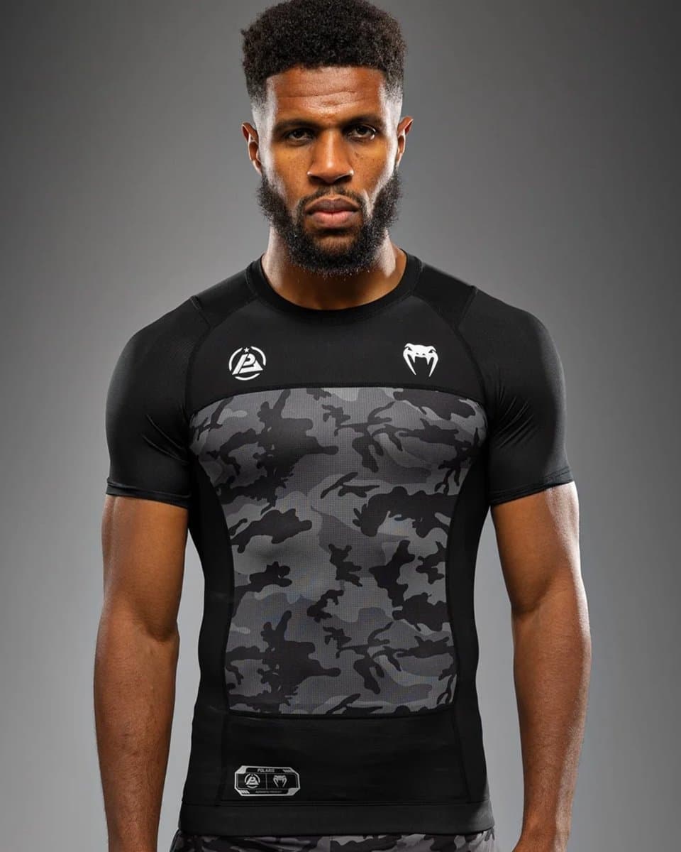 Venum x Polaris Rash Guards Camo Zwart Storm Grijs - XL