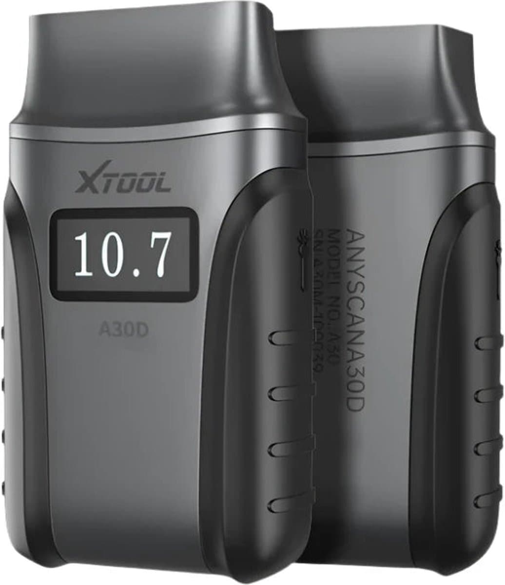 XTOOL Anyscan- OBD2 Scanner Bluetooth- OBD2 Bluetooth autoscanner- met 13 Resets Code Reader CAN FD Alle Software- Zwart (met kabel)