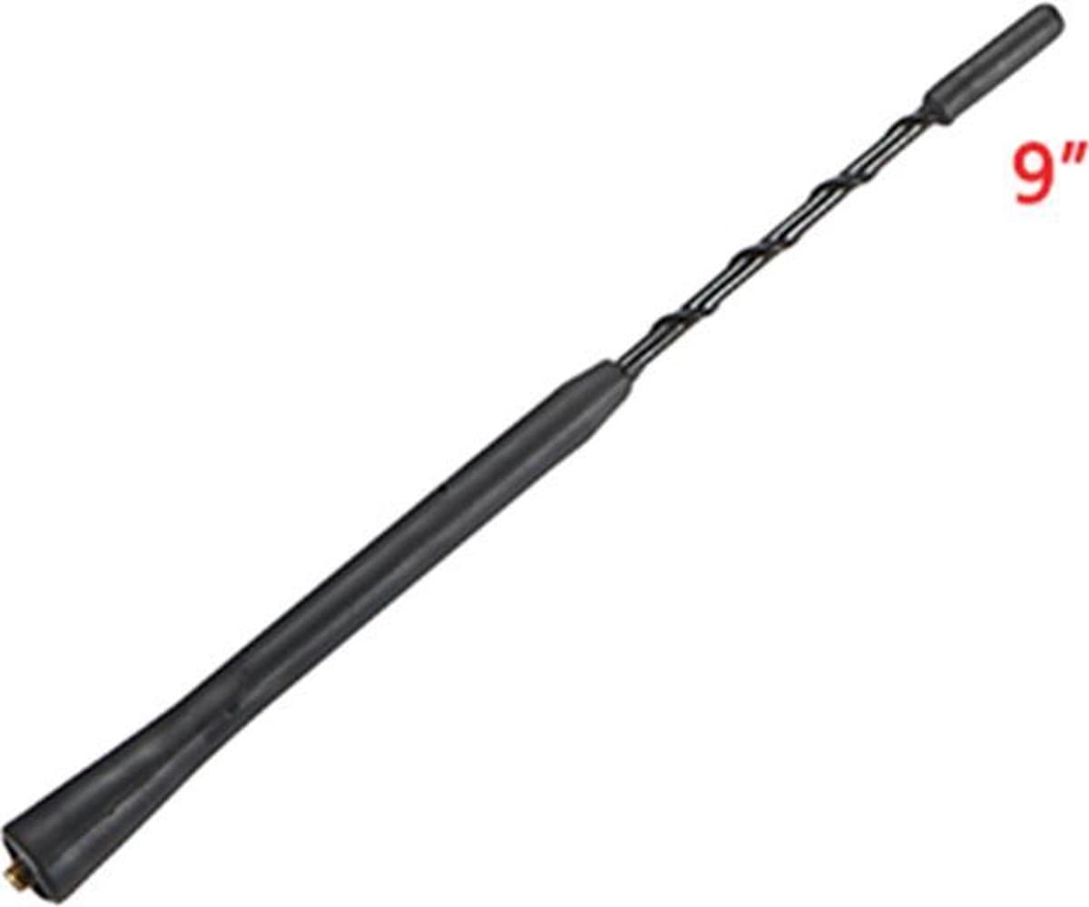 Luxe Auto Antenne - Universele Dakantenne - Spriet - Versterker - 23cm - Stereo Radio Fm/Am Signaal - Zwart