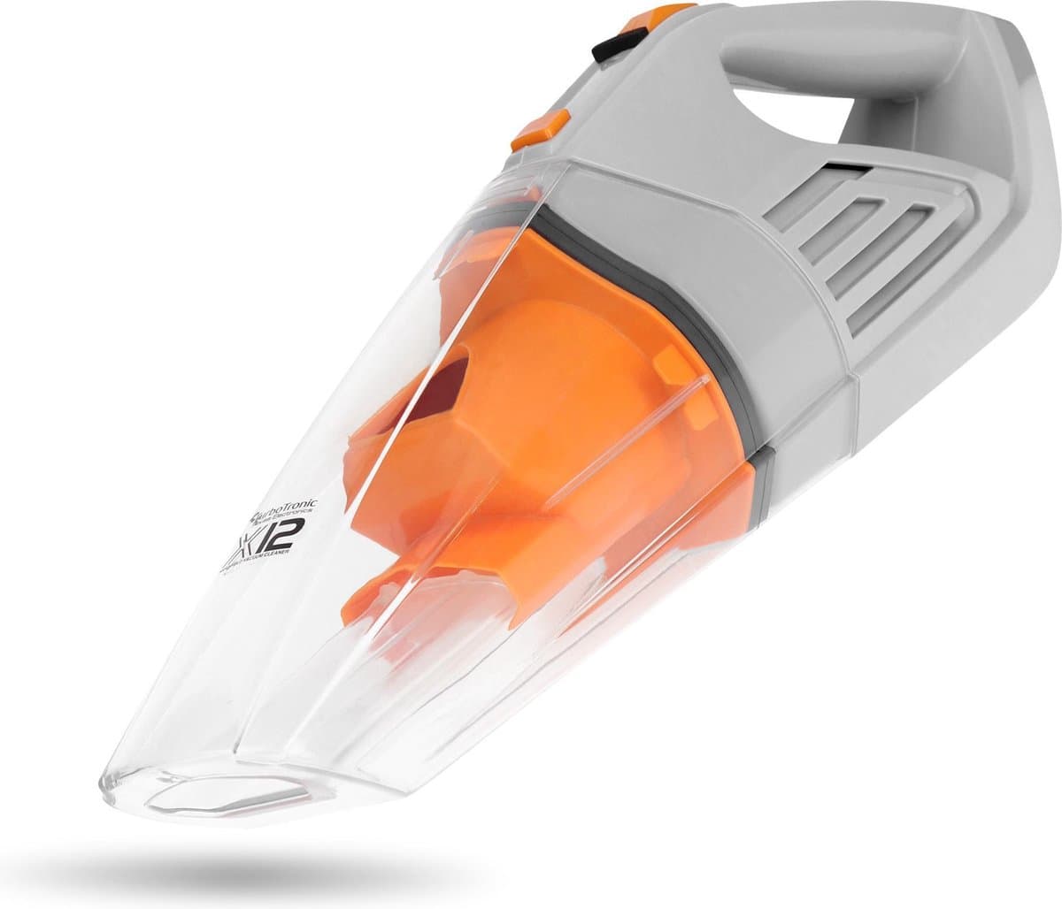 TurboTronic X12 Kruimeldief – Handstofzuiger – Grijs/Oranje