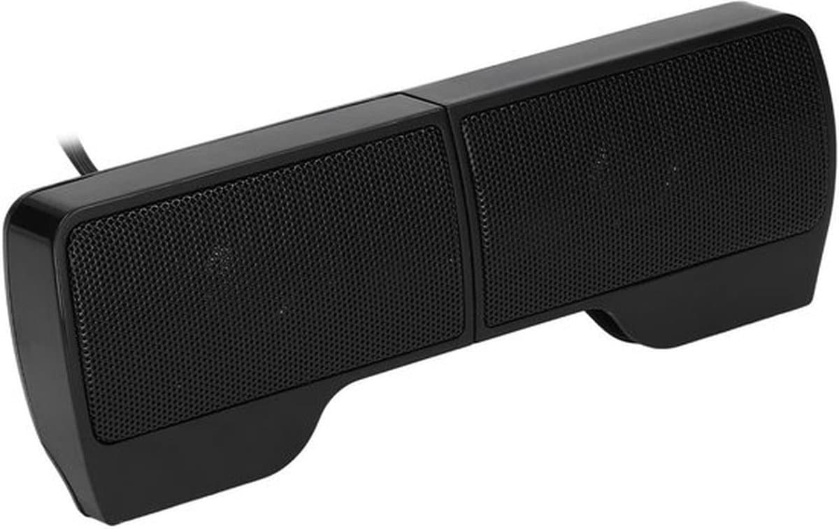 Draadloze USB Soundbar voor Laptop en Monitor - Stereoluidsprekers met Schermclip