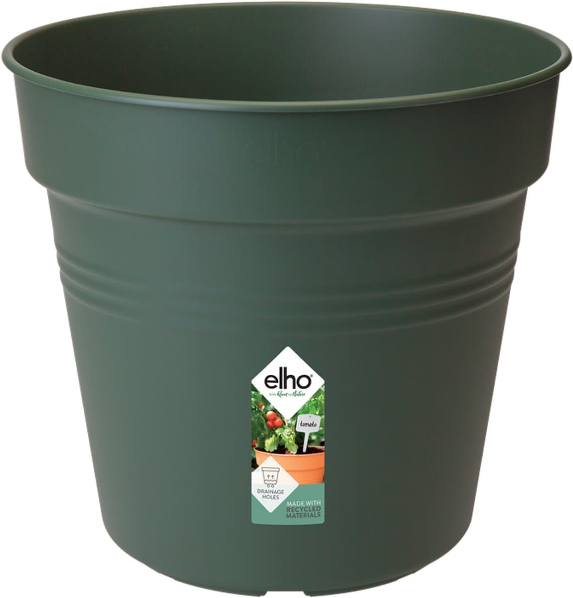 Elho Green Basics Kweekpot 27 - Kweekpot voor Binnen en Buiten - Ø 27.0 x H 24.7 cm - Blad groen