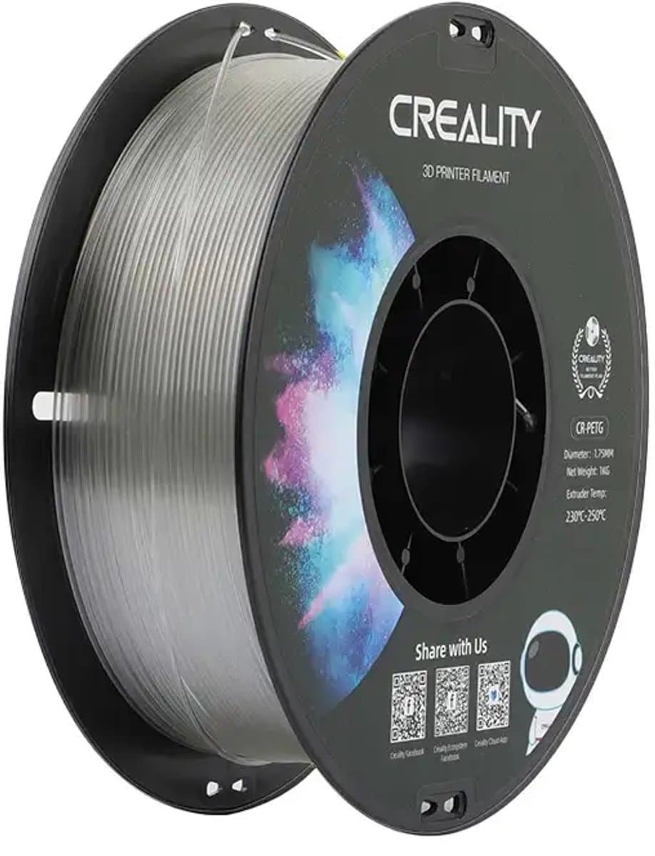 Creality Cr-petg 1.75 Mm 1kg Filament Zilver One Size / EU Plug 220V