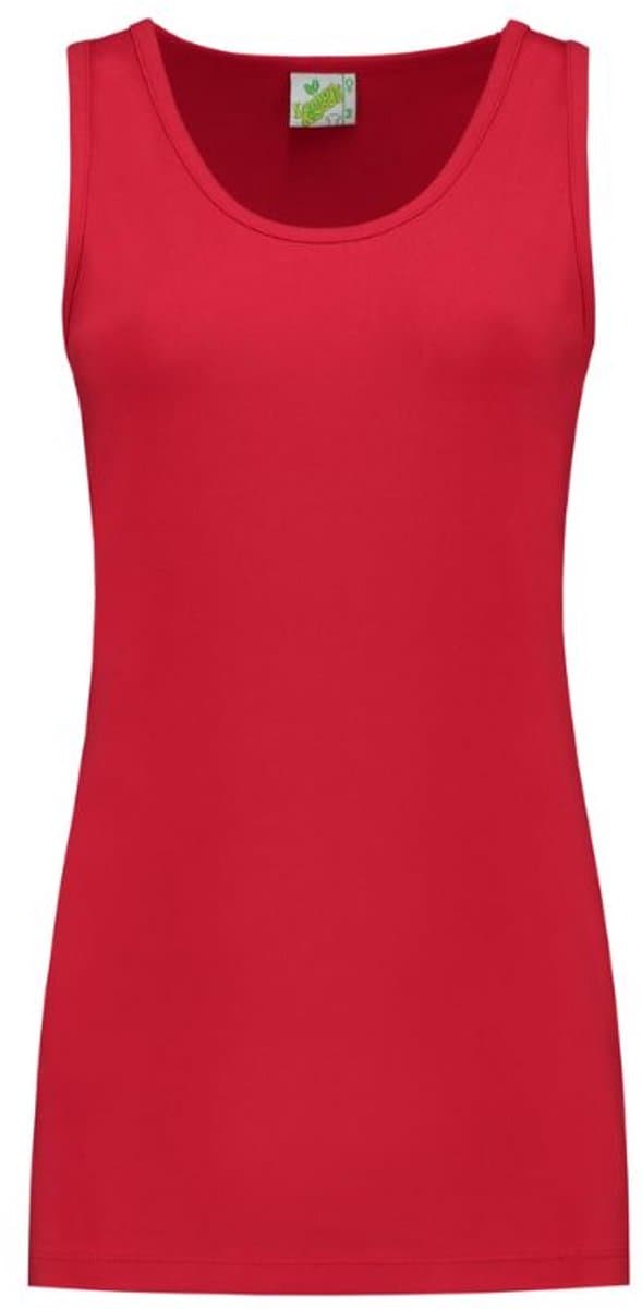 Lemon & Soda tanktop voor dames in de kleur rood in de maat S