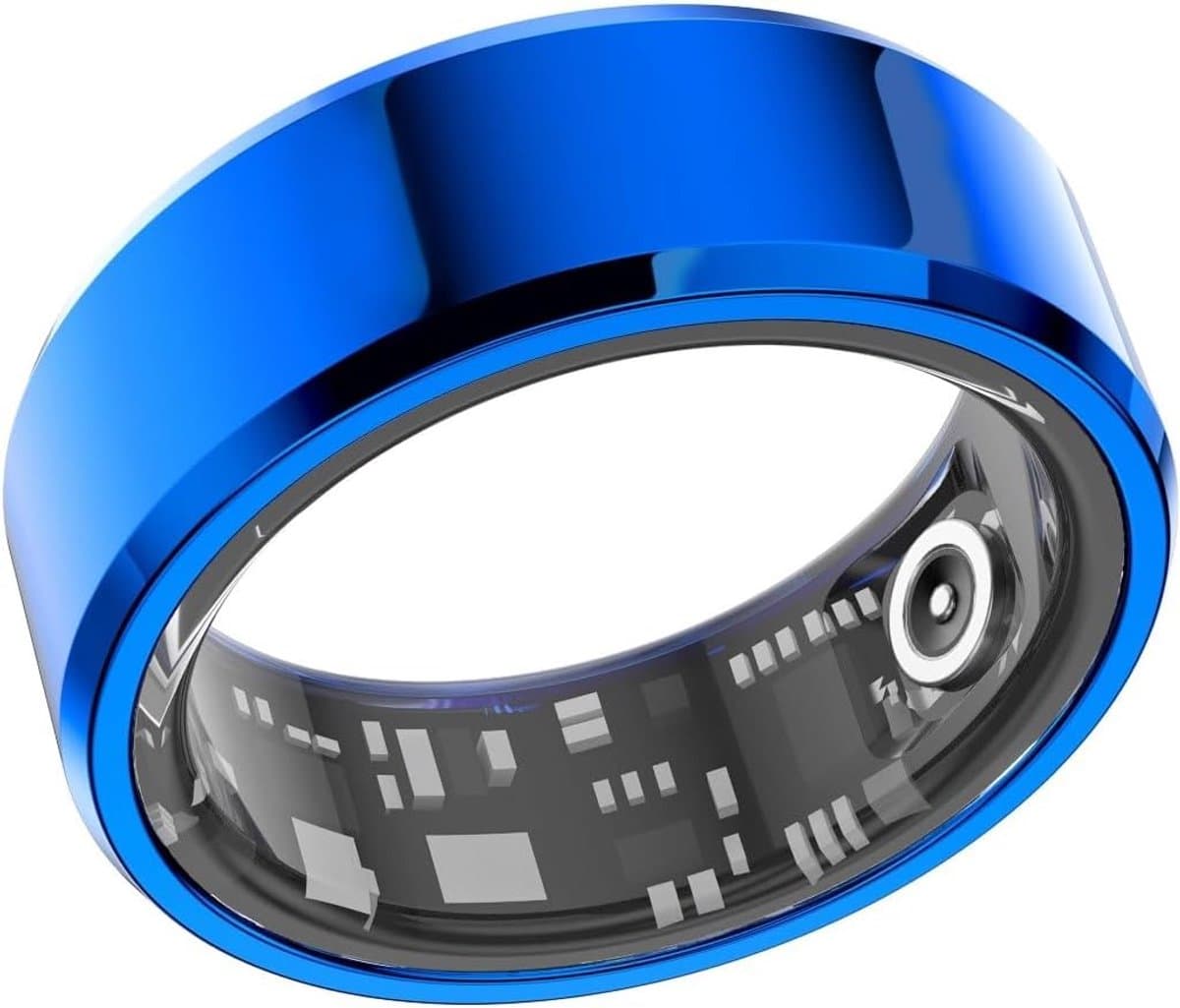 Slimme Ring - Fitness Tracker - Gezondheid Monitoren - Lichtgewicht Ontwerp - 2.7 mm Dik - Zwart