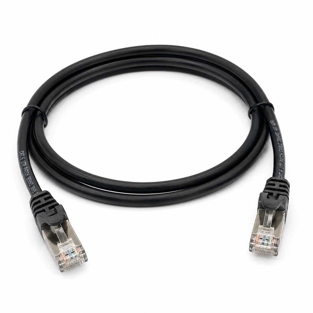 CAT6E Netwerkkabel RJ45 - 2 Meter Patchkabel Met Metalen Connectoren Gigabit Ethernet