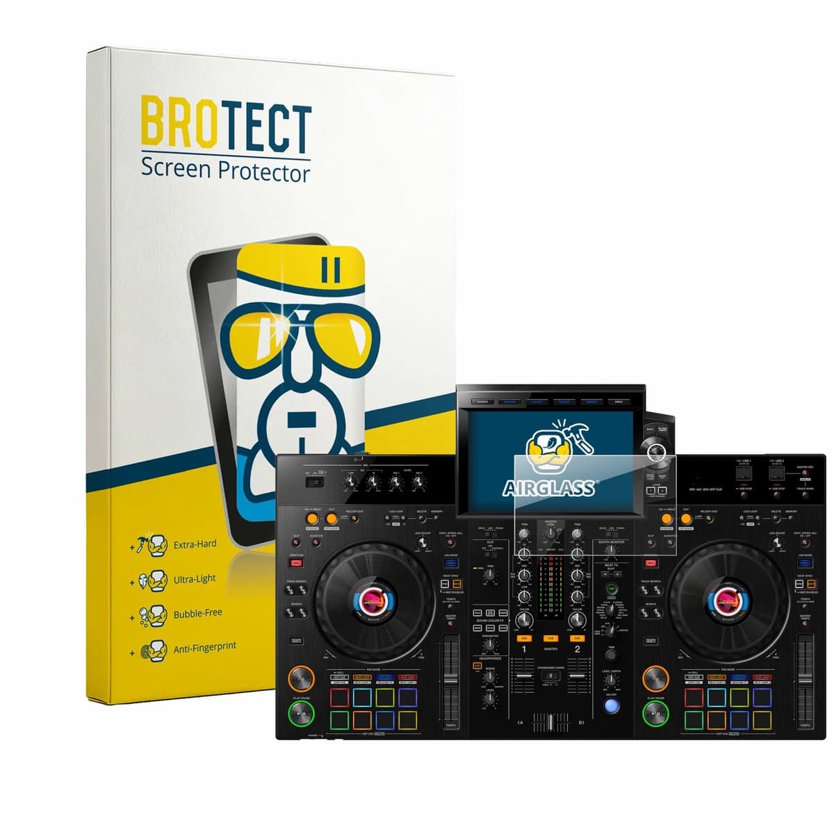 Screenprotector voor Pioneer XDJ-RX3 Beschermglas transparant