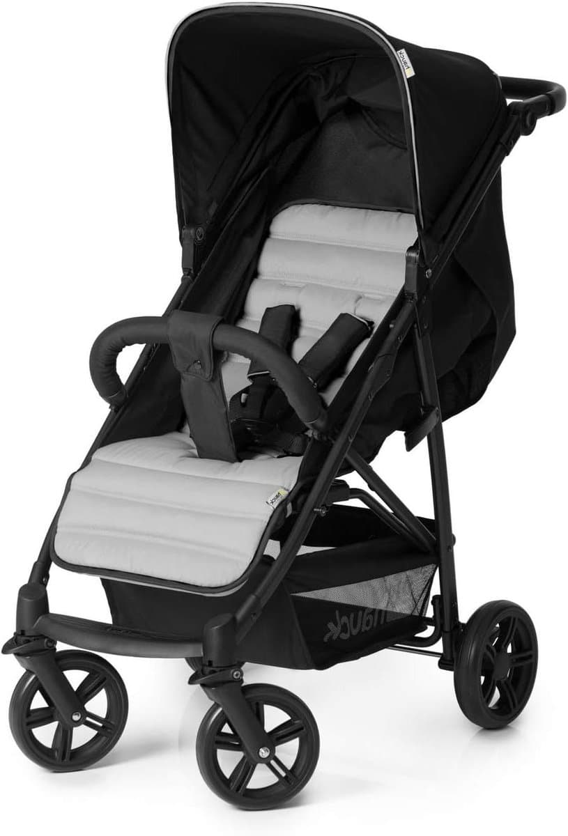 Lichte Buggy - Kinderwagen - Reizen met kinderen - Met één hand inklapbaar - Tot 25 kg - Grijs