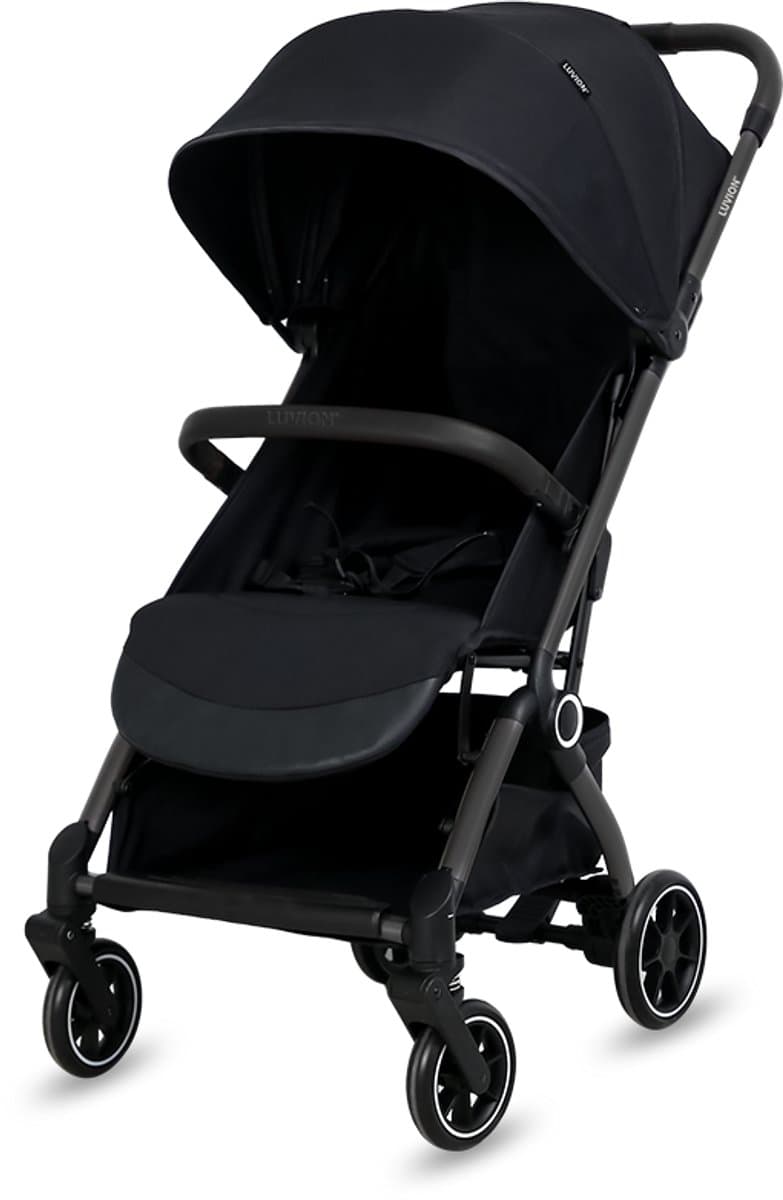 LUVION® Malmö Buggy - Compacte en comfortabele reisbuggy - Inklapbaar - Inclusief Gratis Travel Bag - Zwart