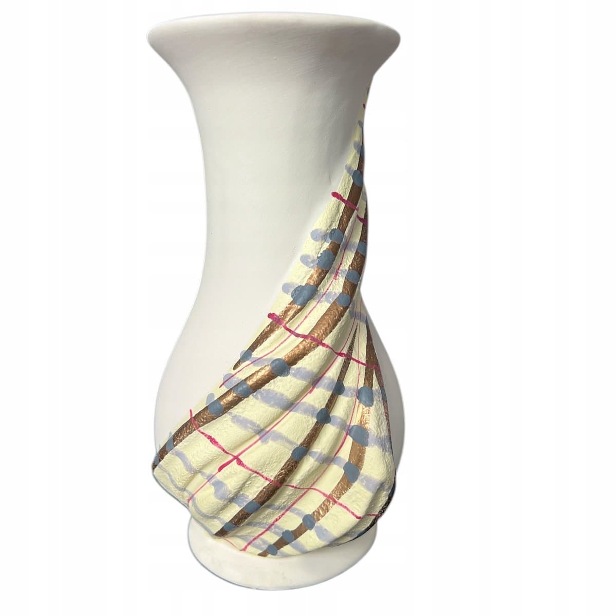 Moderne beige vaas 15 cm - stijlvolle woondecoratie