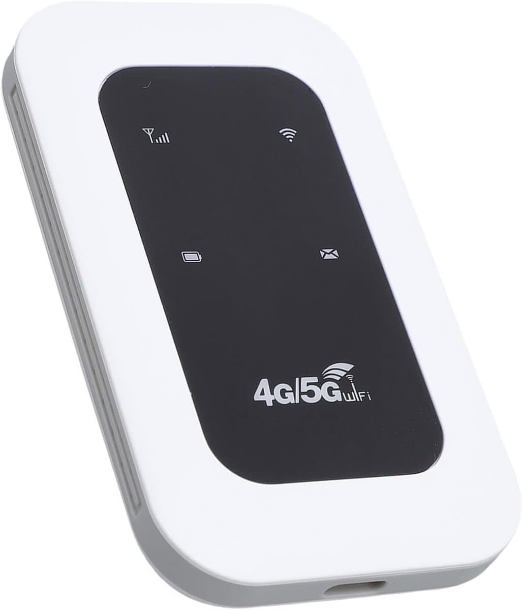 Draagbare 4G 5G LTE Mobiele WiFi Hotspot - 300 Mbps Snelheid, 10 Apparaten, Lange Batterijduur