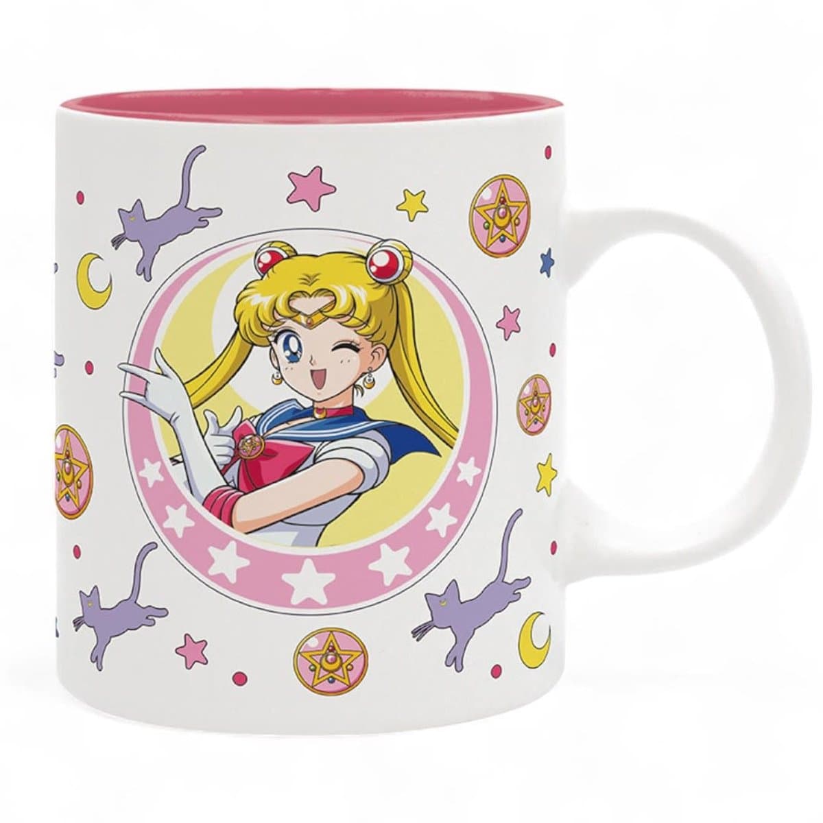 SAILOR MOON - Mug - 320 ml - Sailor Moon & Luna patch