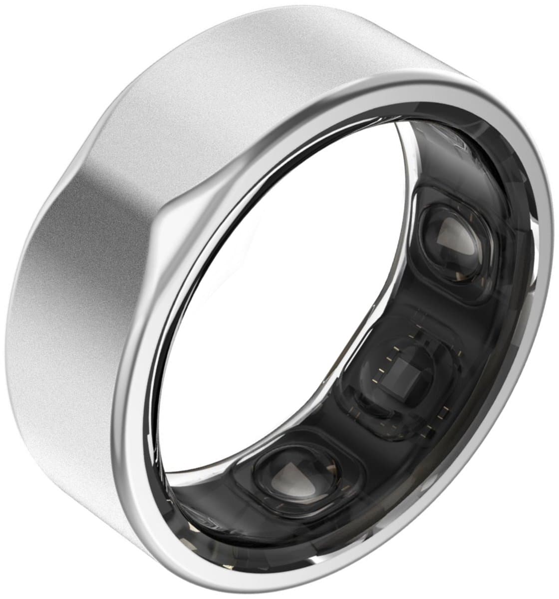 Kuno Ring 2 – Smart Ring – Slaapmonitor – Hartslag & Activiteitentracker – Stappen & Calorieën Meten – Zonder Abonnement – Waterbestendig – Zilver Maat 7