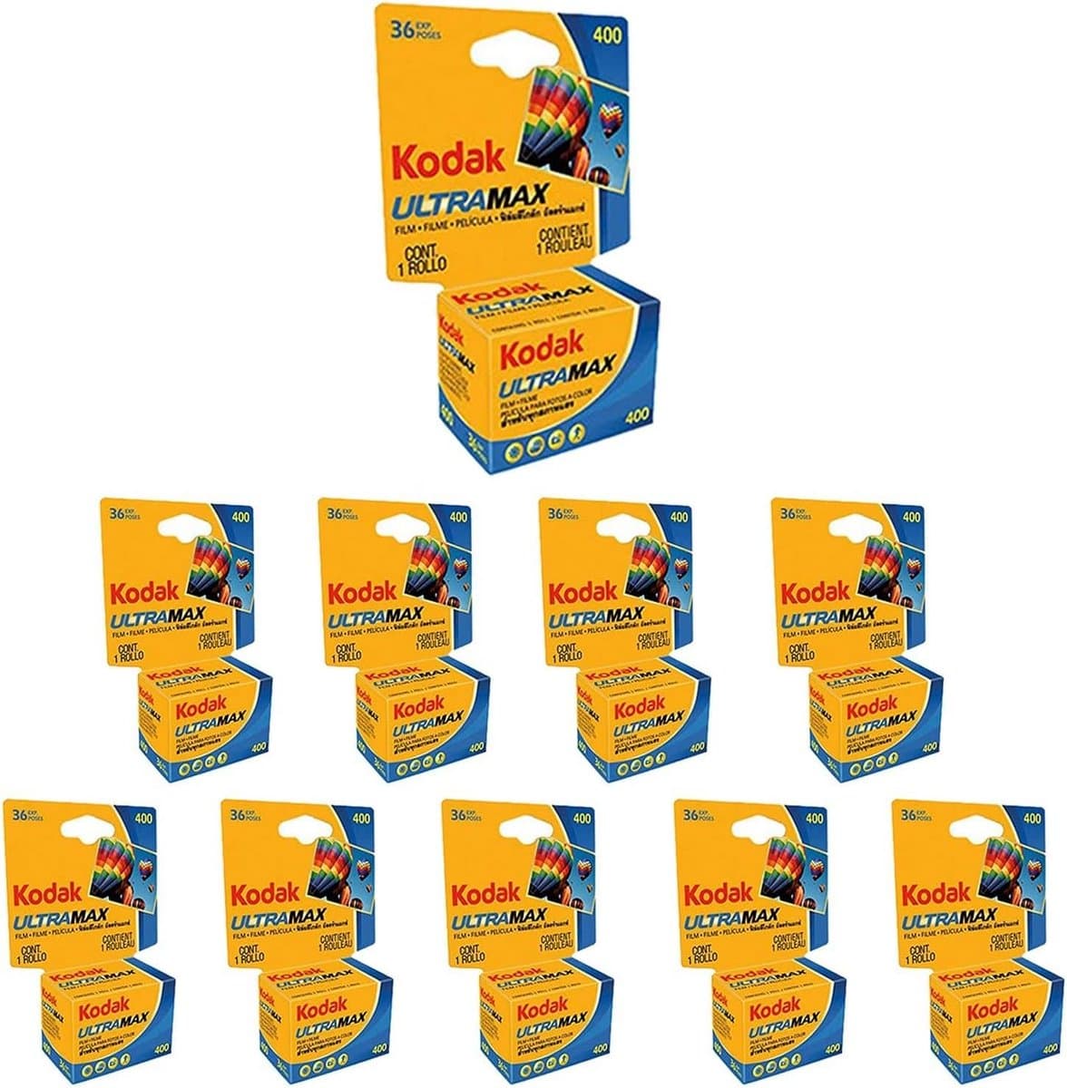 Fotorolletjes 35mm - Kleur Negatief Film - Foto's Maken - Hoge Snelheid 400 ISO - 10 Stuks