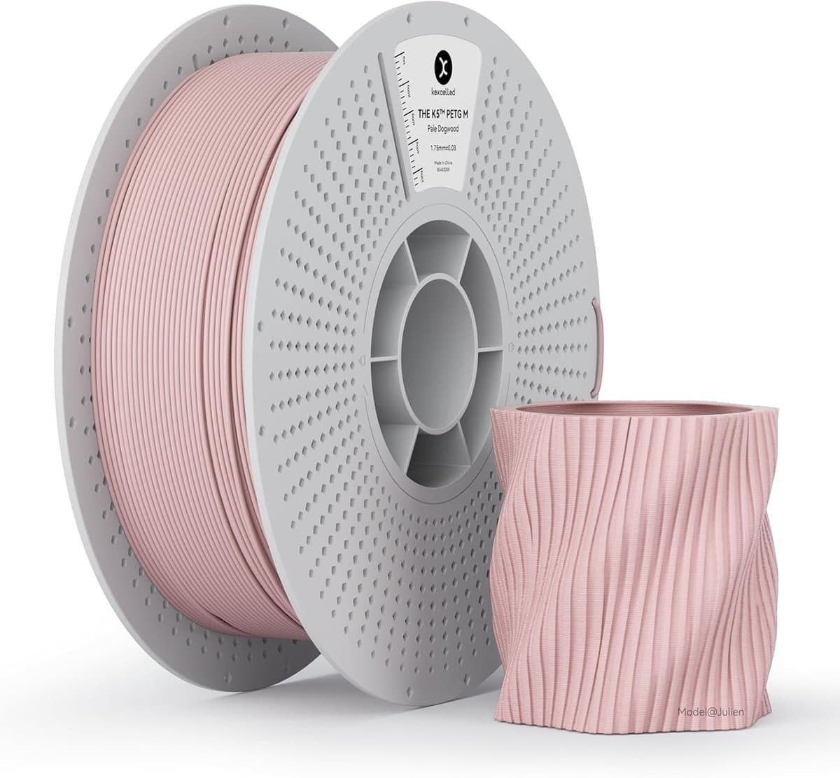 Mat PETG Filament - 3D Print Materiaal - FDM Printers - Chemische Bestendig - 175 mm 1 kg - Zachte Roze