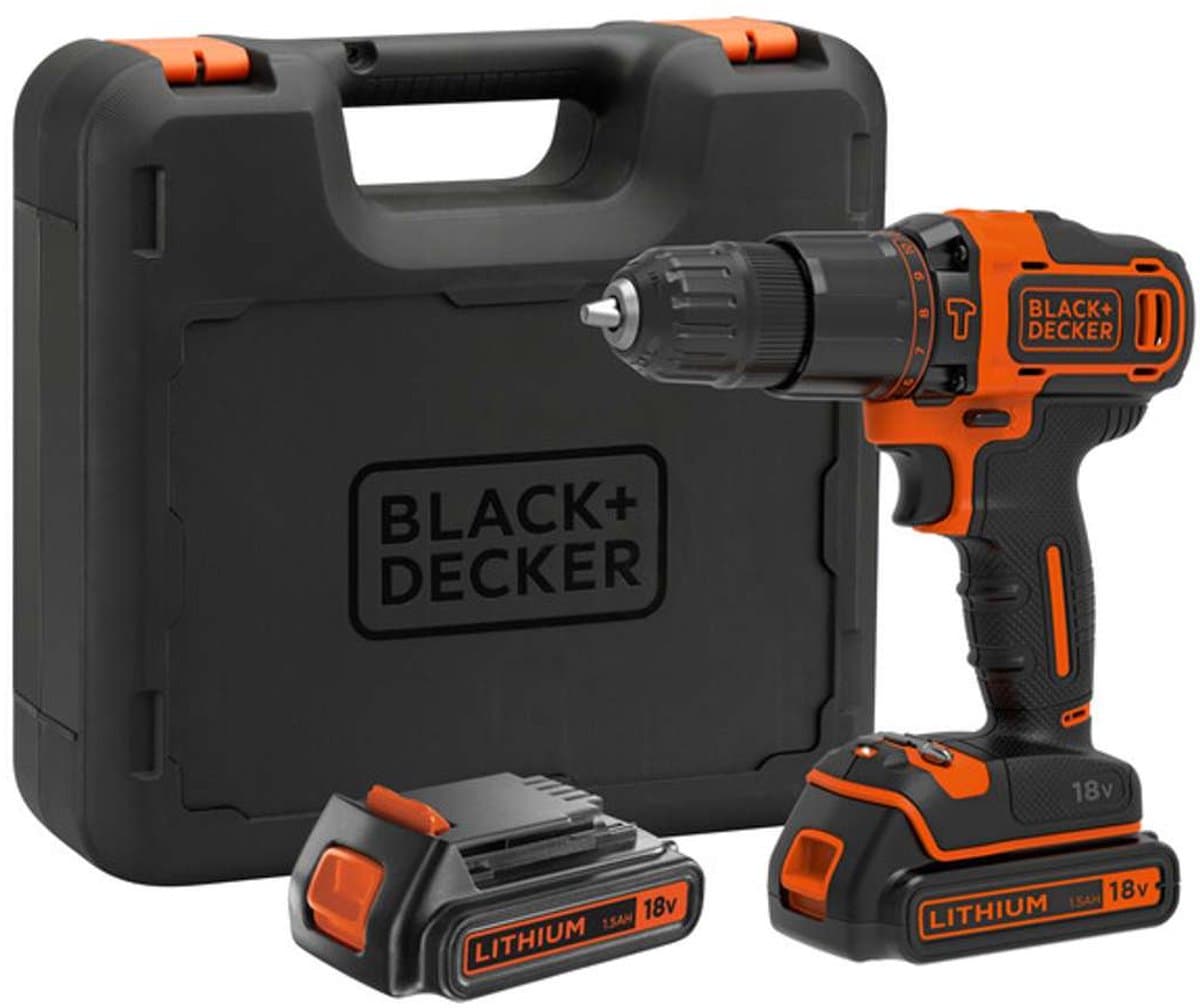 BLACK+DECKER accu combihamer - 18 V, BDCHD18KB-QW
