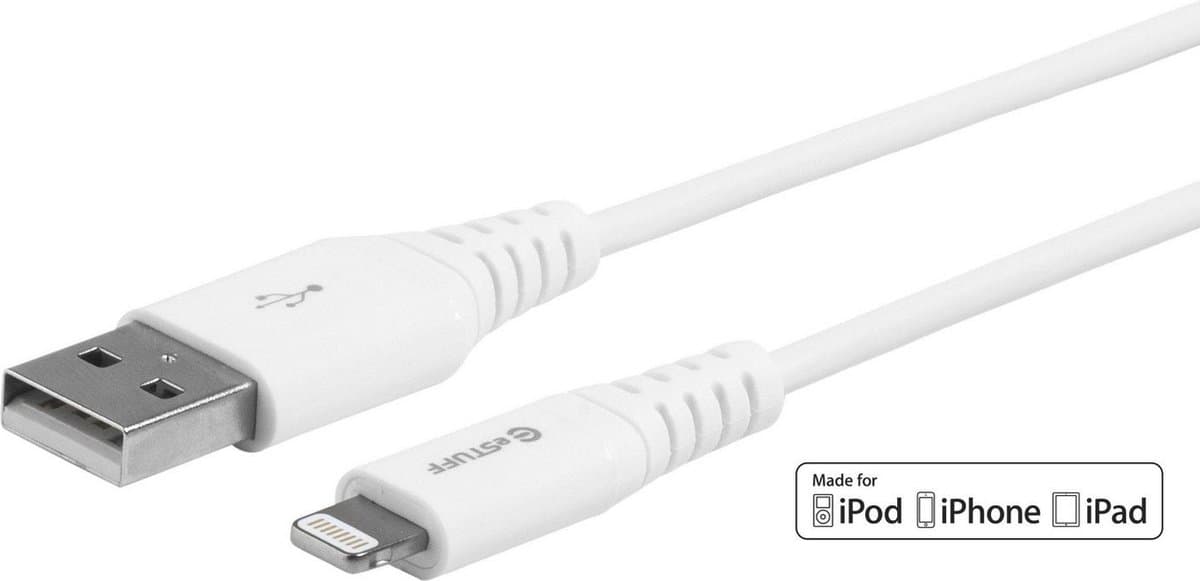 eSTUFF ES601004 Lightning-kabel 0,15 m Wit